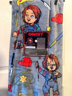 🔪Universal Studios Chucky super soft plush throw blanket-NWT🔪